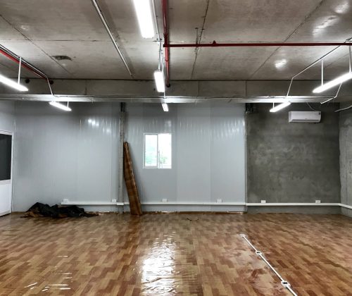 Thi công văn phòng tạm dư án Metropoly
